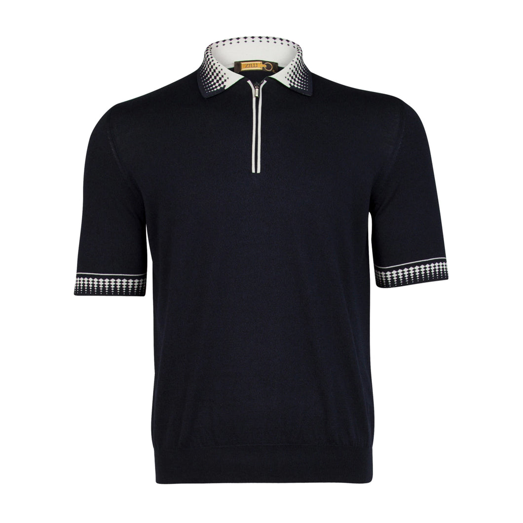 Polo Shirt with zip