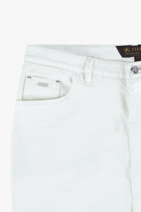 High waist Jeans in white