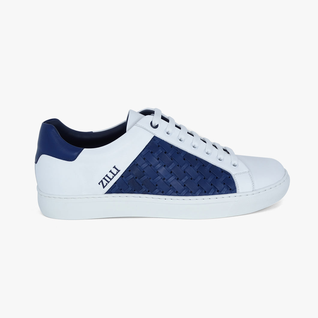 White and blue Sneakers