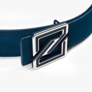 Belt with Logo Buckle